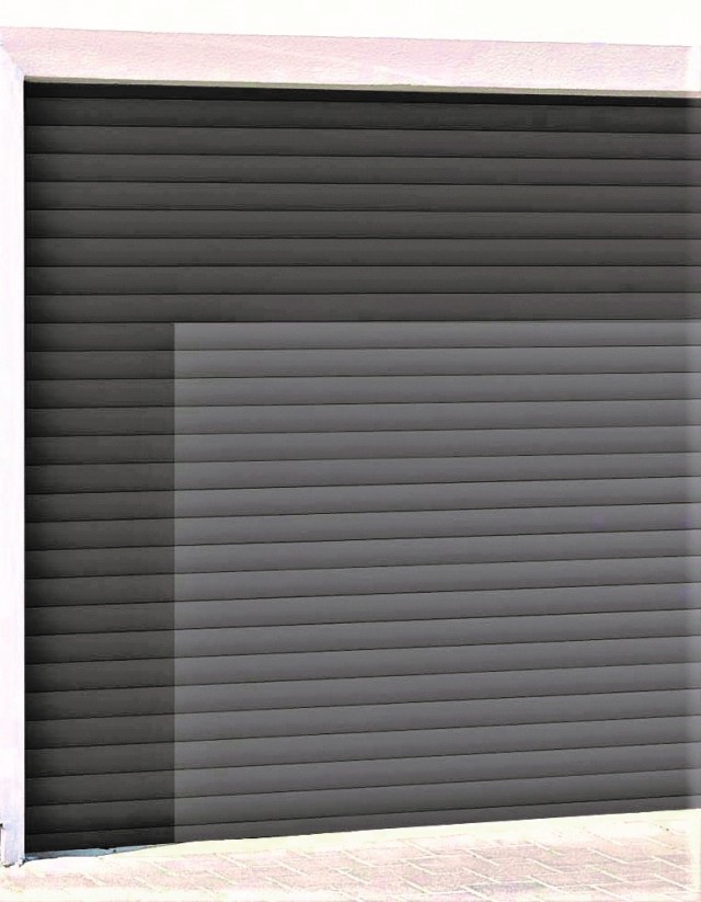 Aluminium roller garage door for residential use